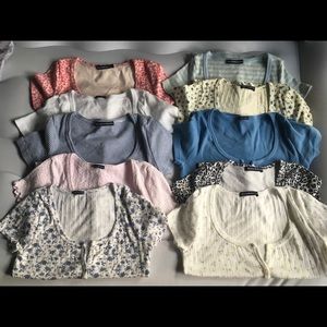 Brandy Melville women tops set of 10